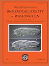 Proceedings Of The Biological Society Of Washington