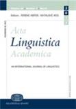 Acta Linguistica Academica