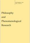 Philosophy And Phenomenological Research