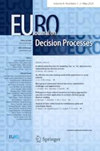 Euro Journal On Decision Processes