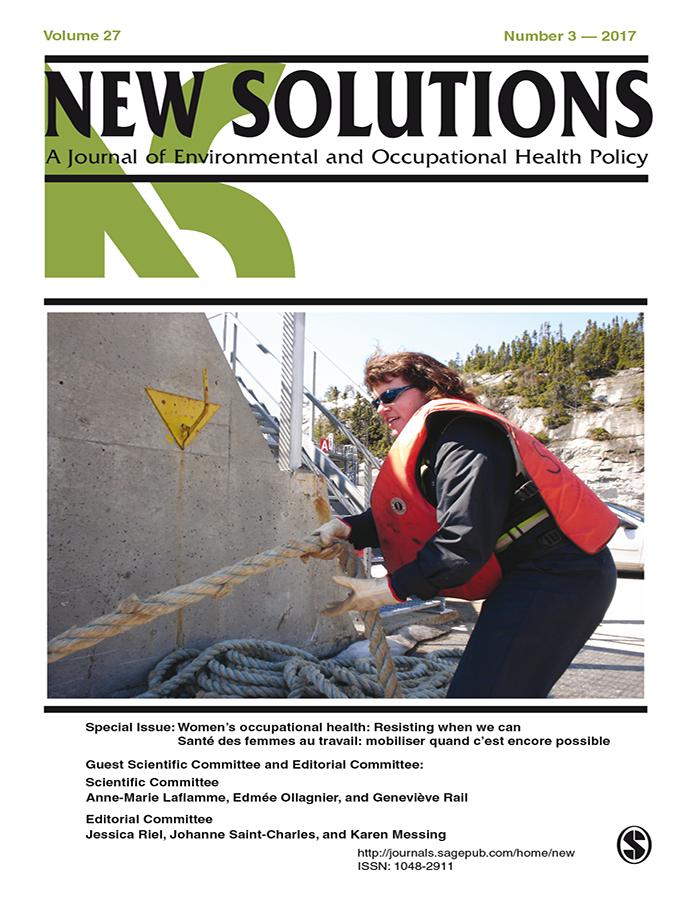 New Solutions-a Journal Of Environmental And Occupational Health Policy