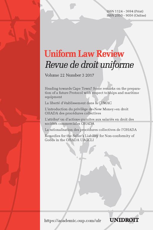 Uniform Law Review