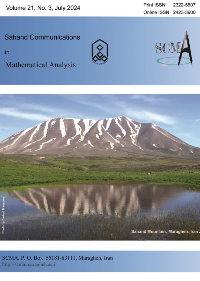 Sahand Communications In Mathematical Analysis