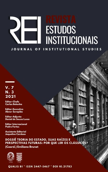 Revista Estudos Institucionais-journal Of Institutional Studies