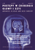 Postepy W Chirurgii Glowy I Szyi-advances In Head And Neck Surgery