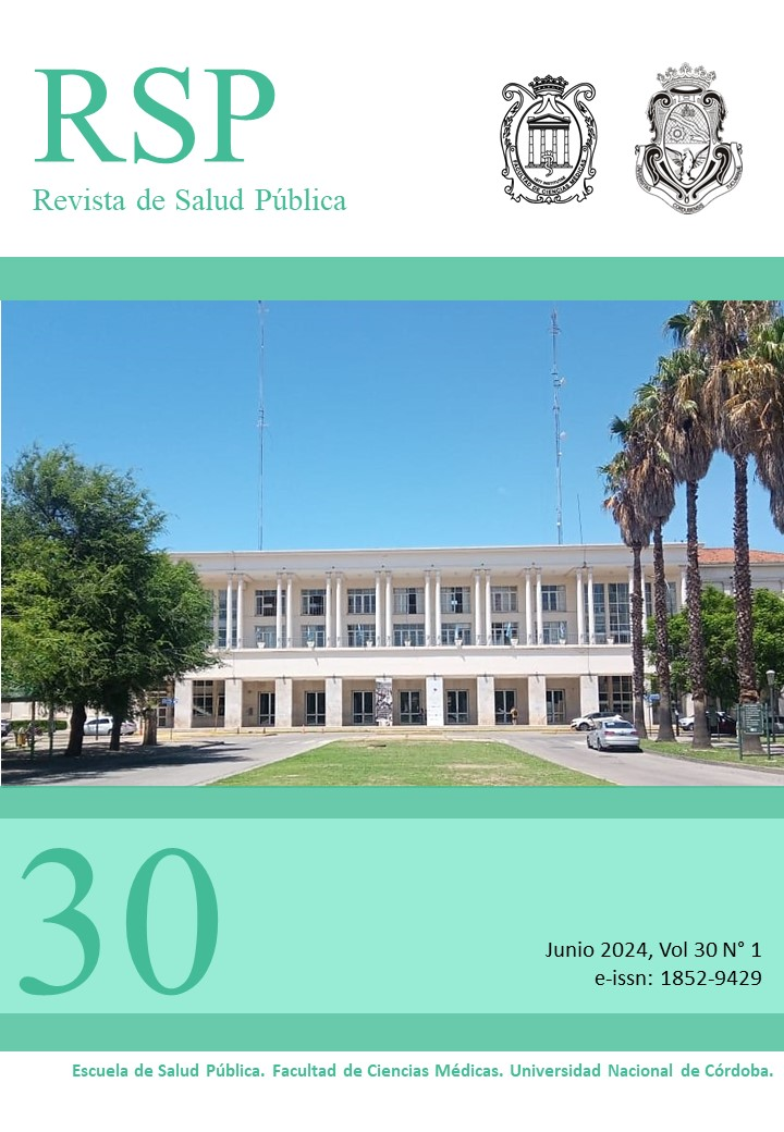 Revista De Salud Publica-cordoba